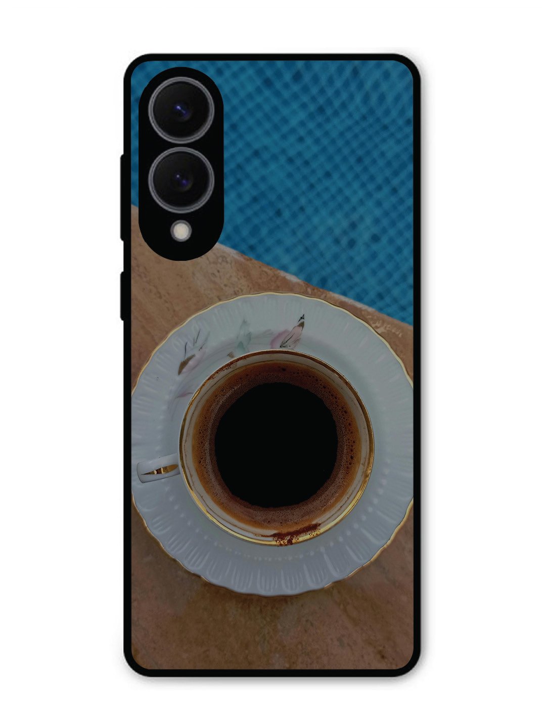 Samsung Galaxy S25 Edge Black Tea Cup Saucer
