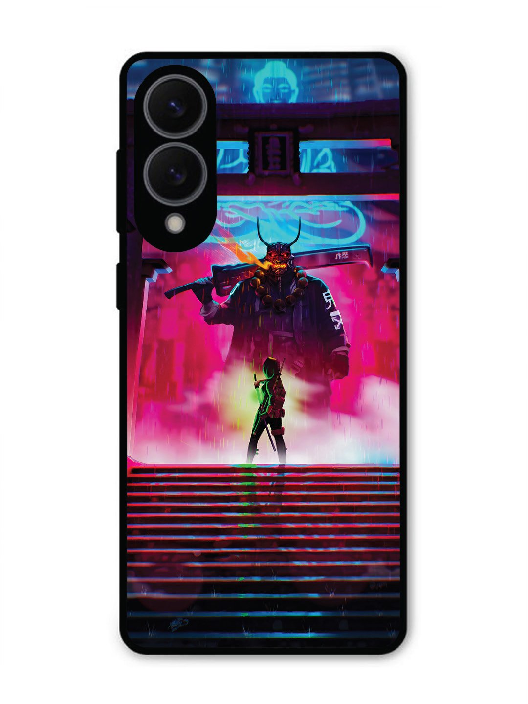 Samsung Galaxy S25 Edge Cyberpunk Yokai Monster