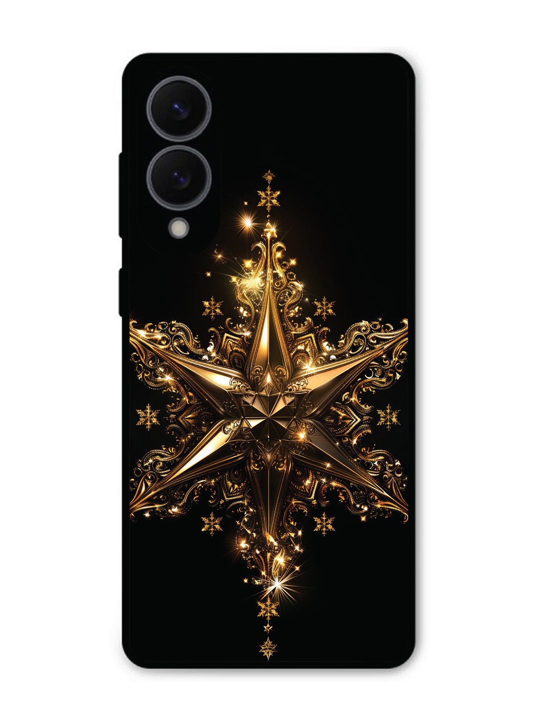 Samsung Galaxy S25 Edge Glinting Golden Star