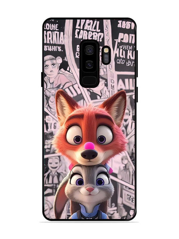Samsung Galaxy S9 Plus Cute Nick wilde and judy hopps 2