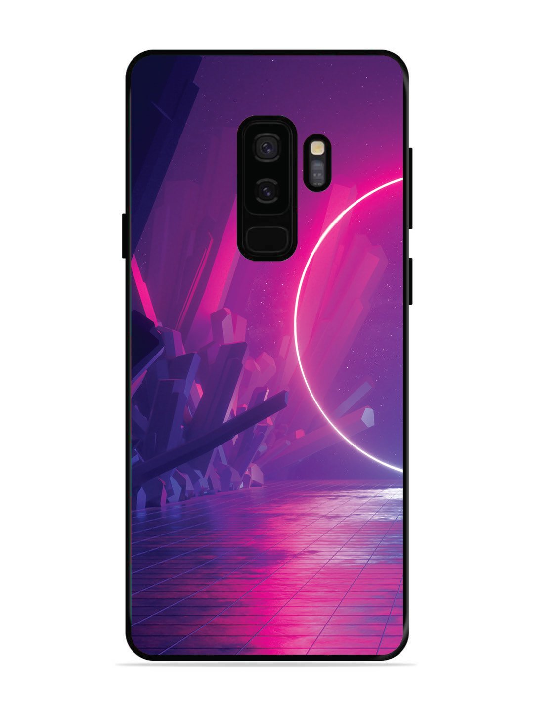 SAMSUNG GALAXY S9 PLUS abstract with Neon Light