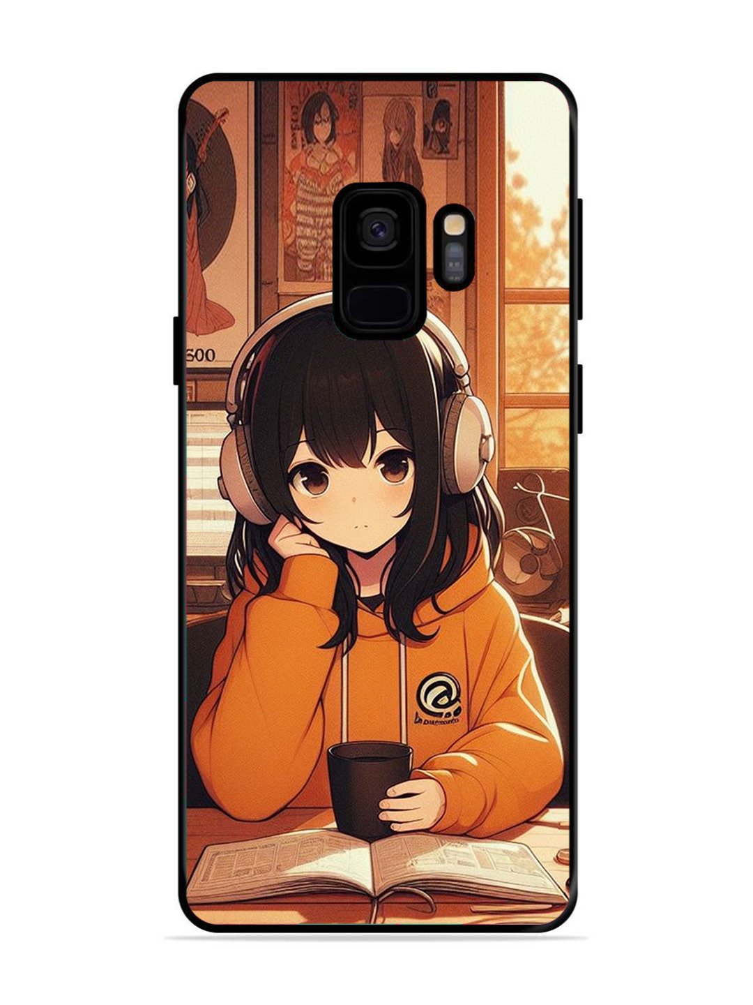 Samsung GALAXY S9 Cute Girl listening Music