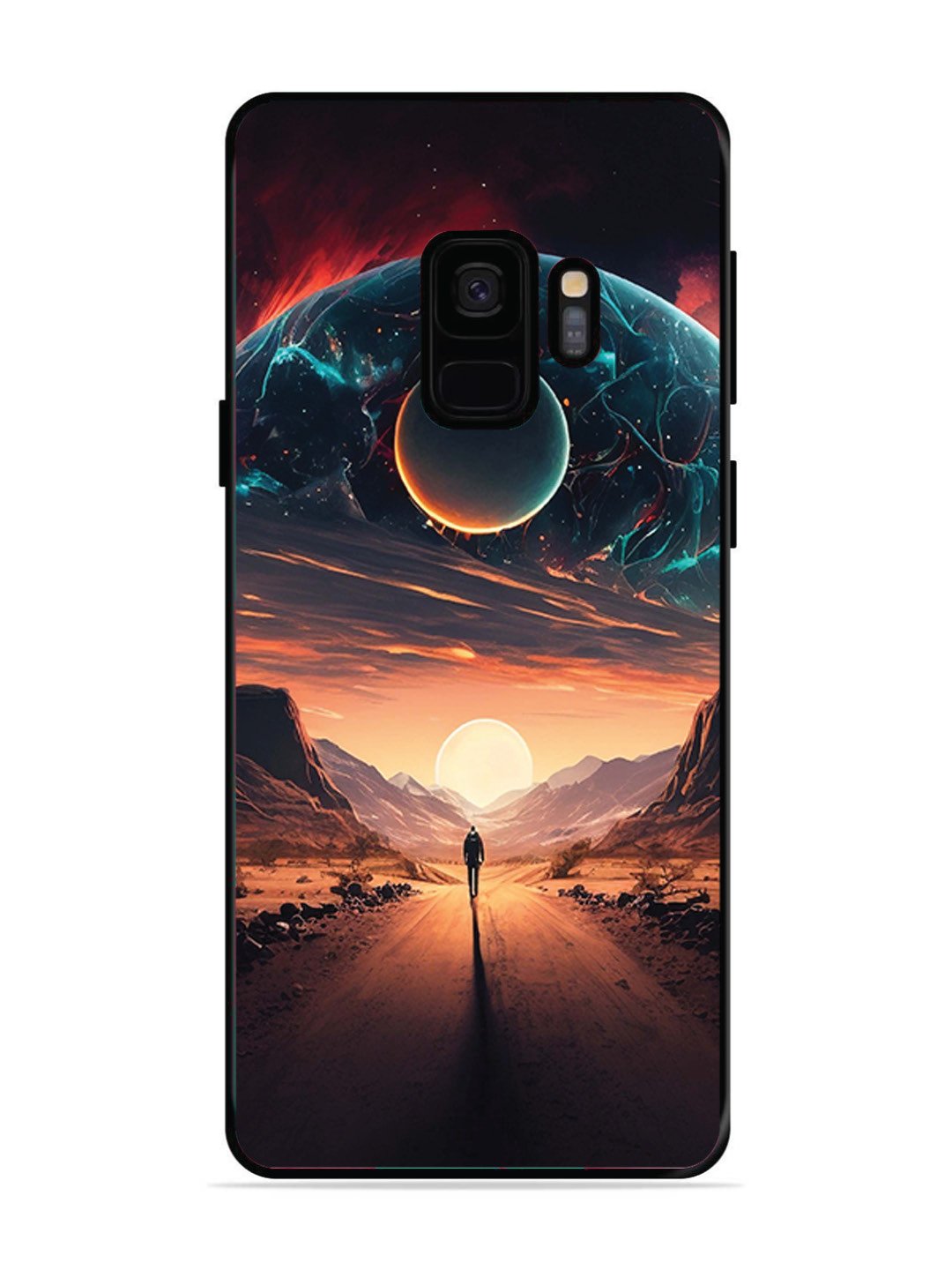 SAMSUNG GALAXY S9 Sunset with space scene