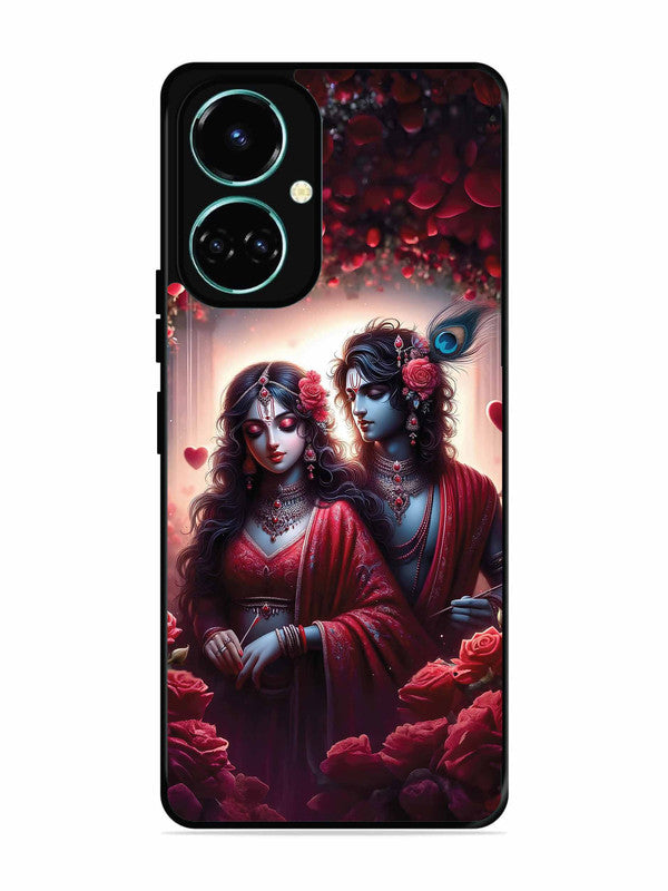 Tecno camon 19 Couples in Red theme like Radha Krishna