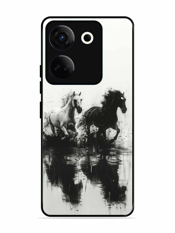Tecno camon 20 Black & White Horse