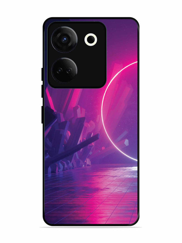 Tecno camon 20 abstract with Neon Light