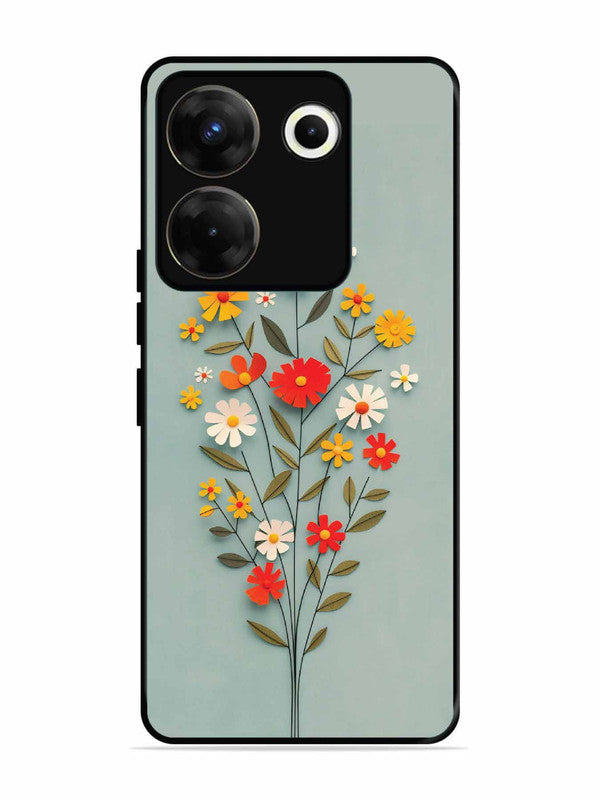 Tecno camon 20 Pro Paper Flowers