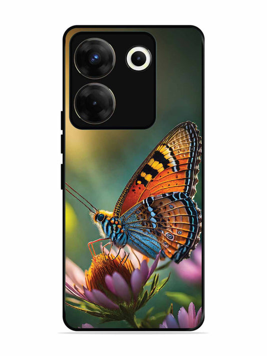 Tecno camon 20 Pro Golden Hour Monarch Butterfly