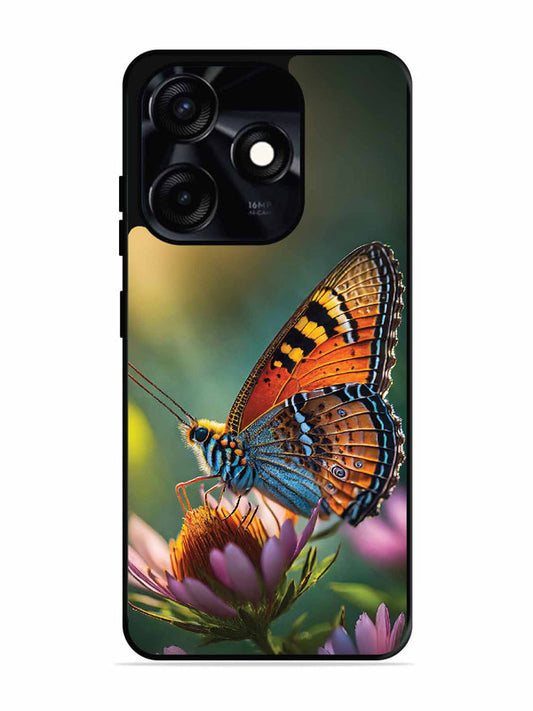 Tecno Spark 10C Golden Hour Monarch Butterfly