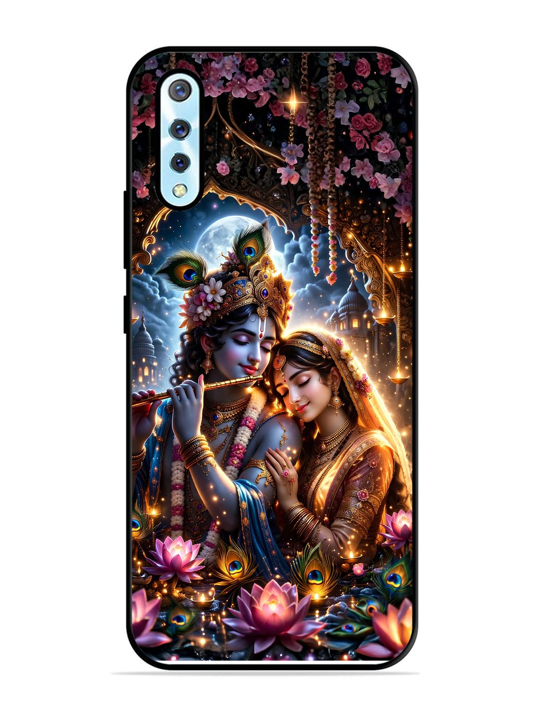 Vivo S1 Radha Krishna Enjoying Flute 2