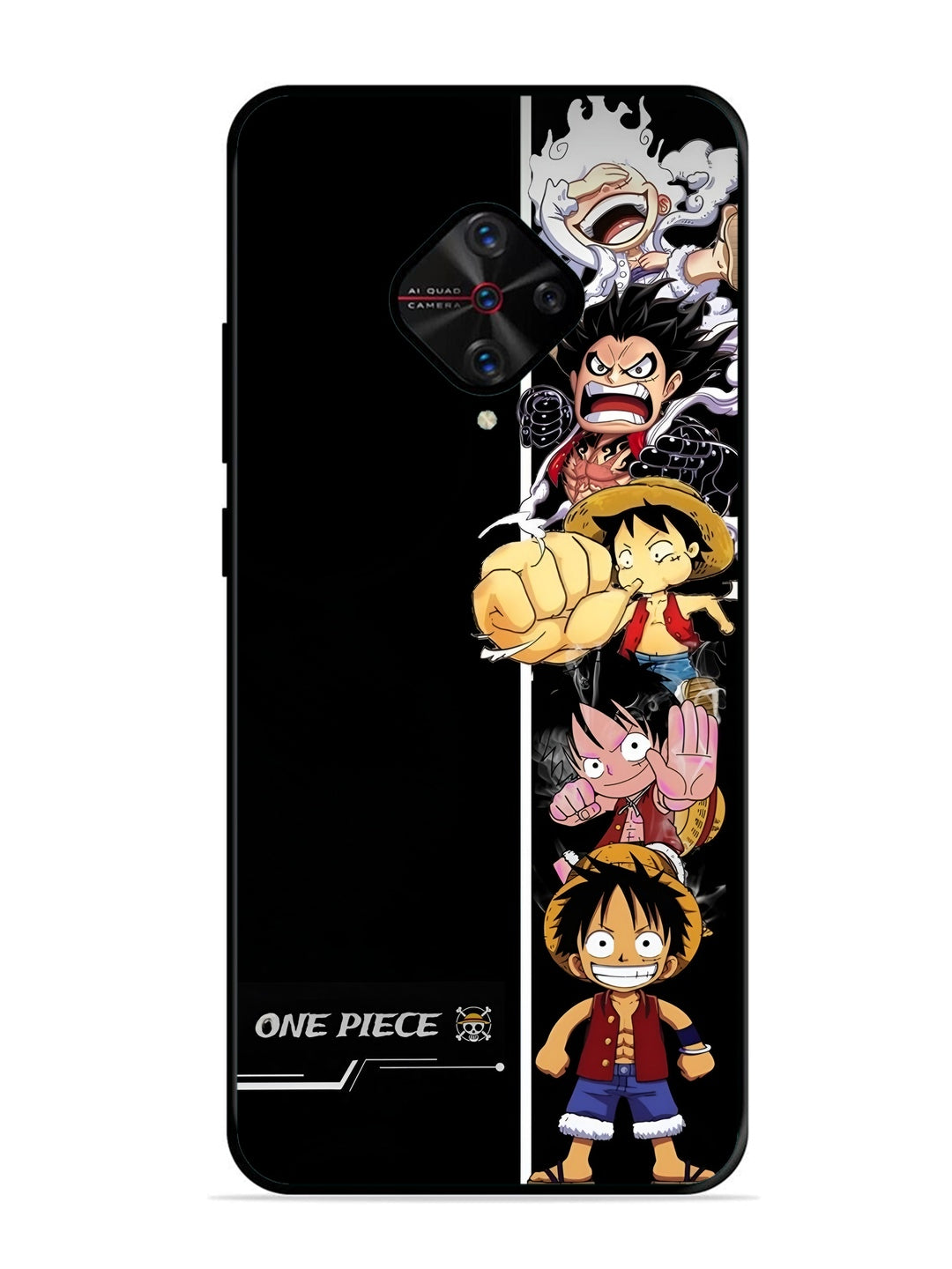 Vivo S1 Pro Luffy Evolution Gear 5 Anime Art