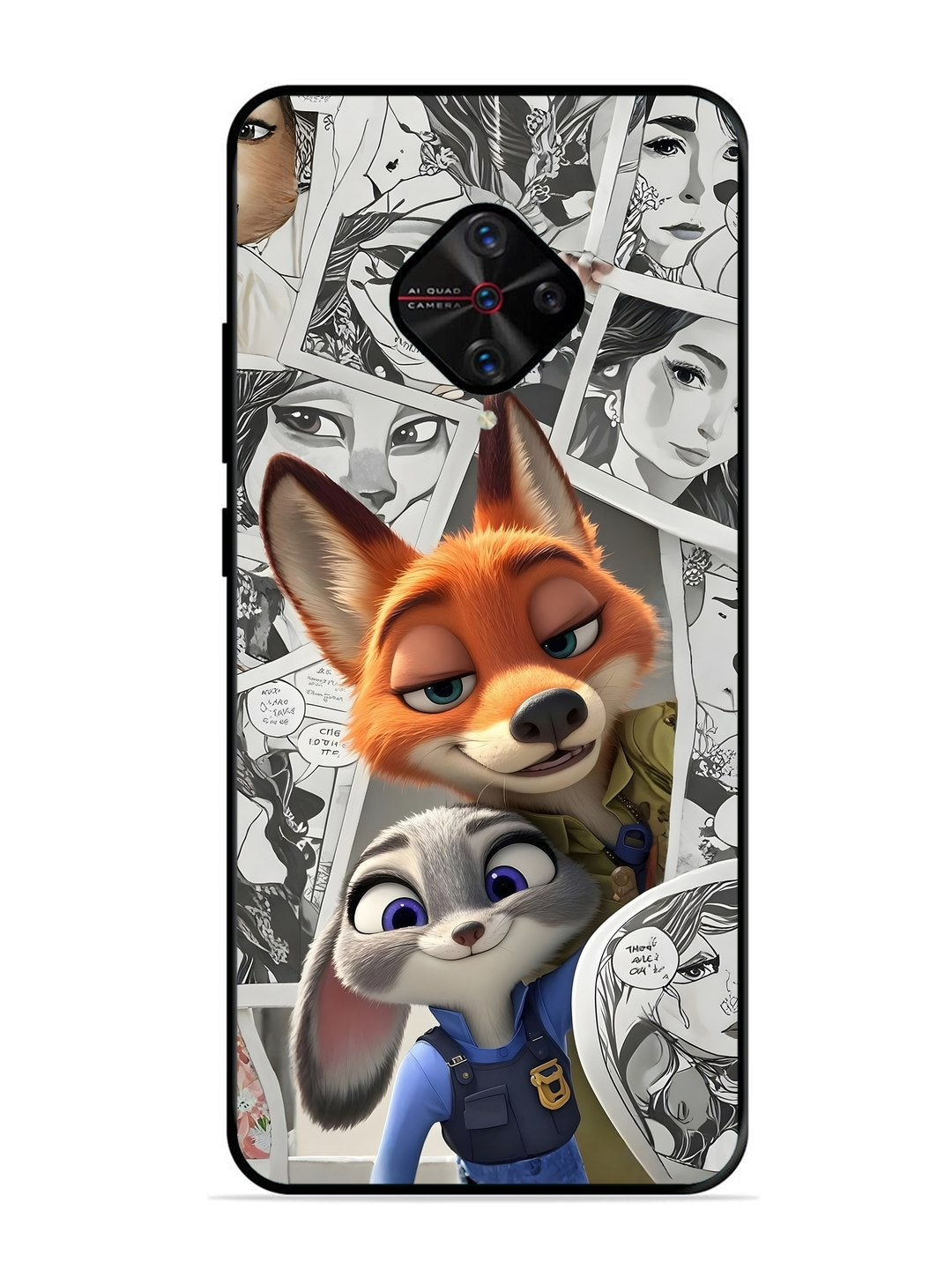 Vivo S1 Pro Cute Nick wilde and judy hopps
