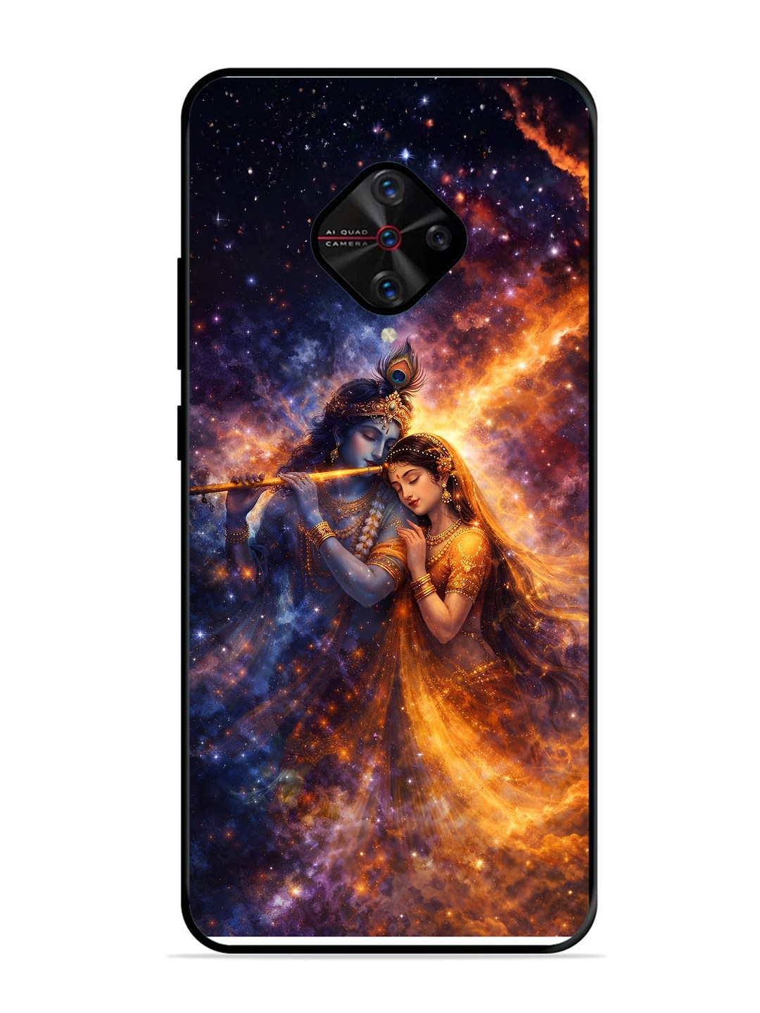 Vivo S1 Pro Radha Krishna Dancing on Flute