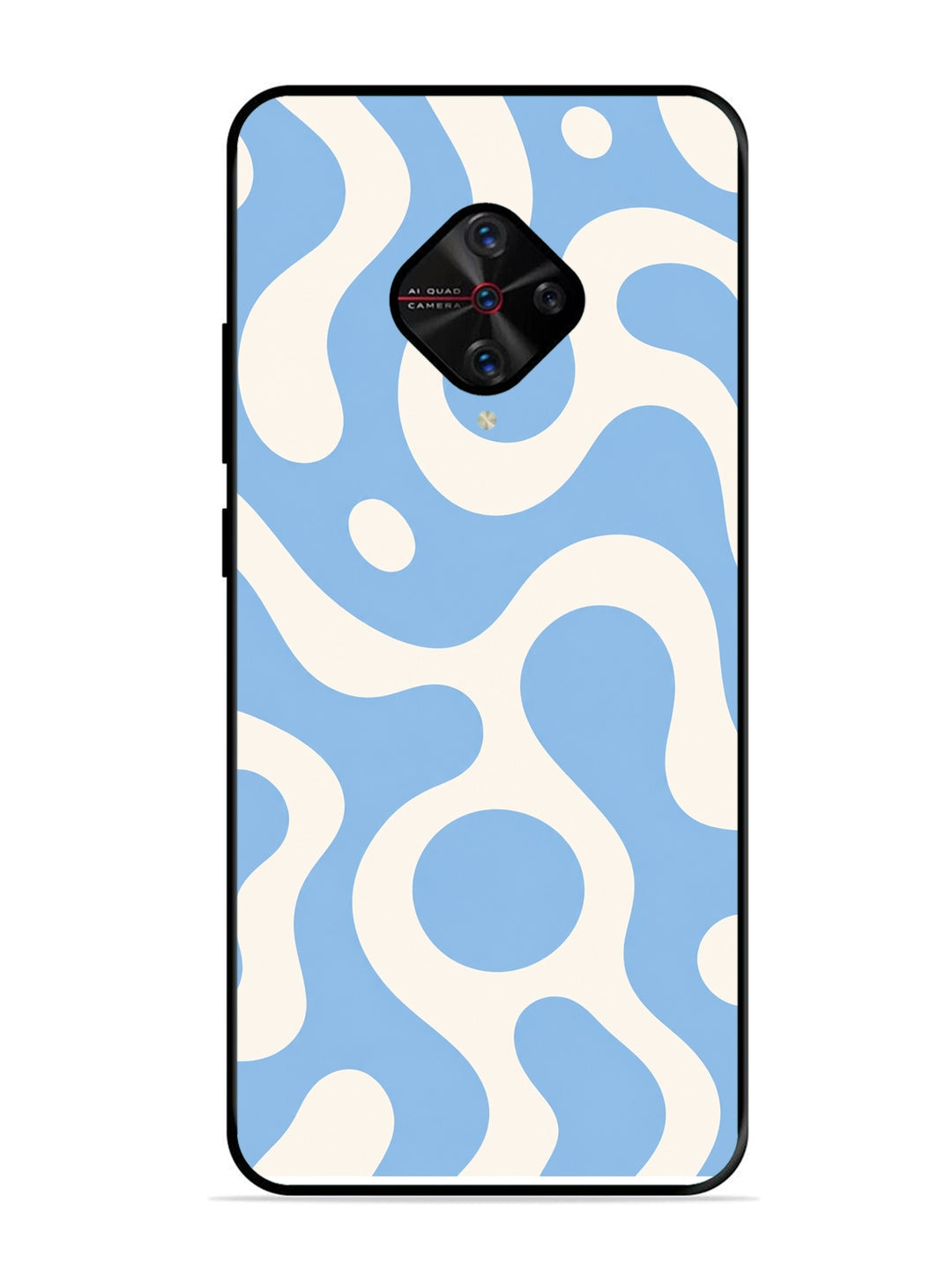 Vivo S1 Pro Fluid wave pattern Sky Blue
