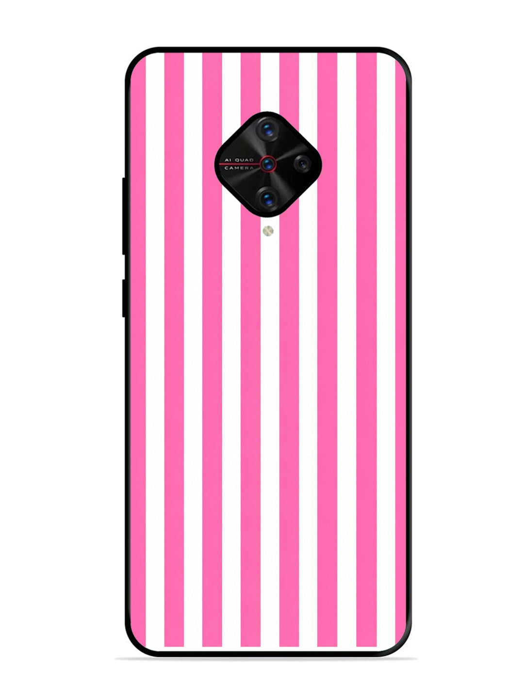Vivo S1 Pro Vertical Stripes Hot Pink