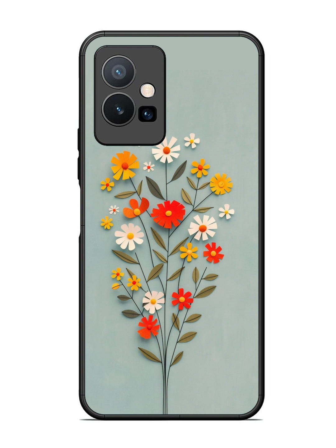Vivo T1 5G Paper Flowers