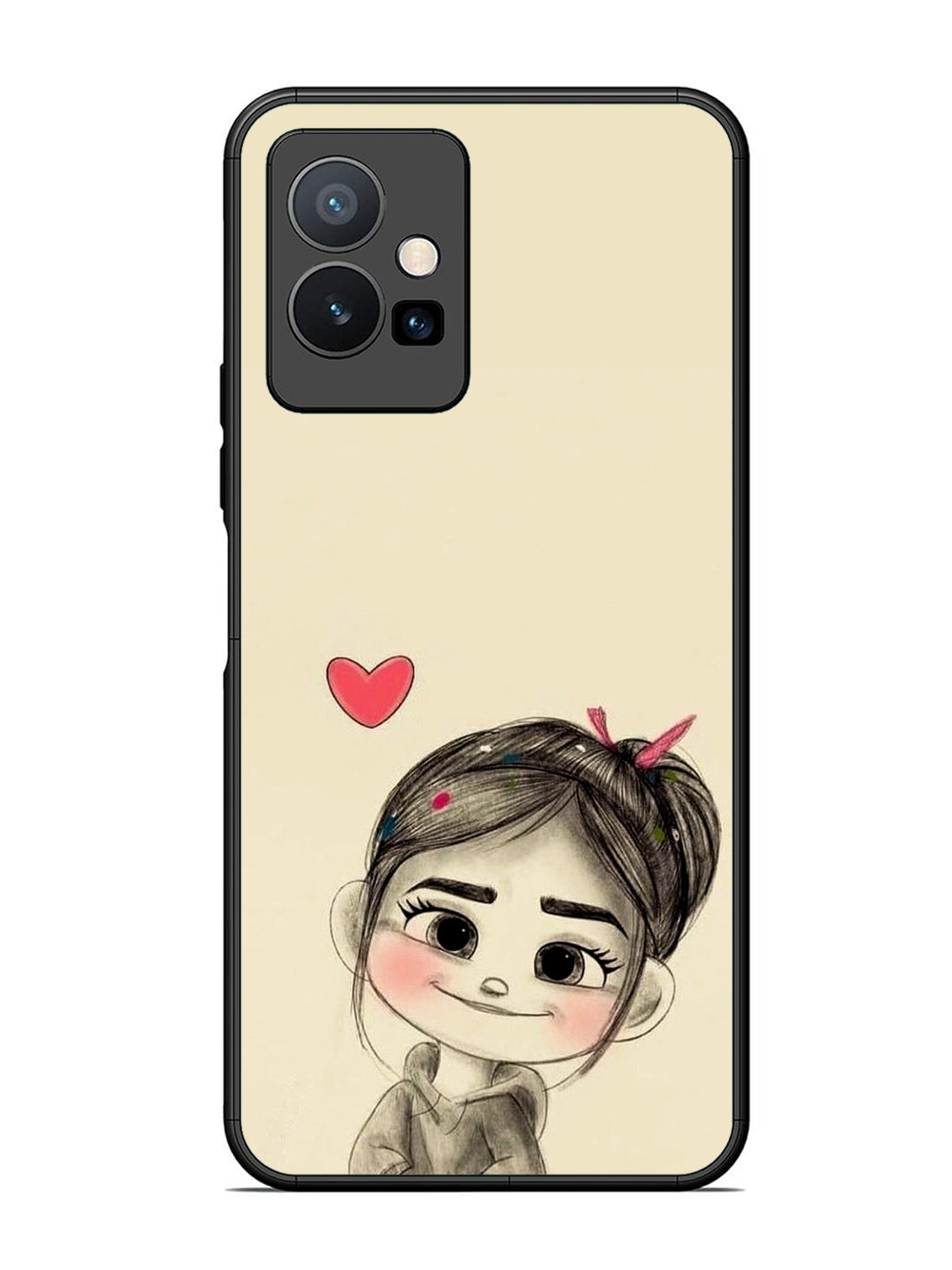 Vivo T1 5G Cute Girl Looking at You