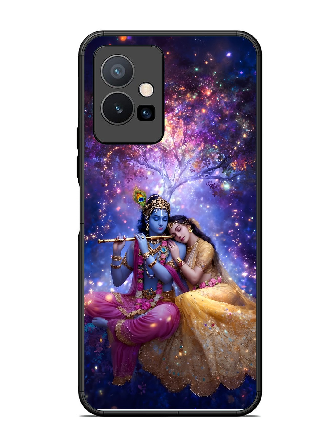 Vivo T1 5G Radha Krishna Enjoying Flute