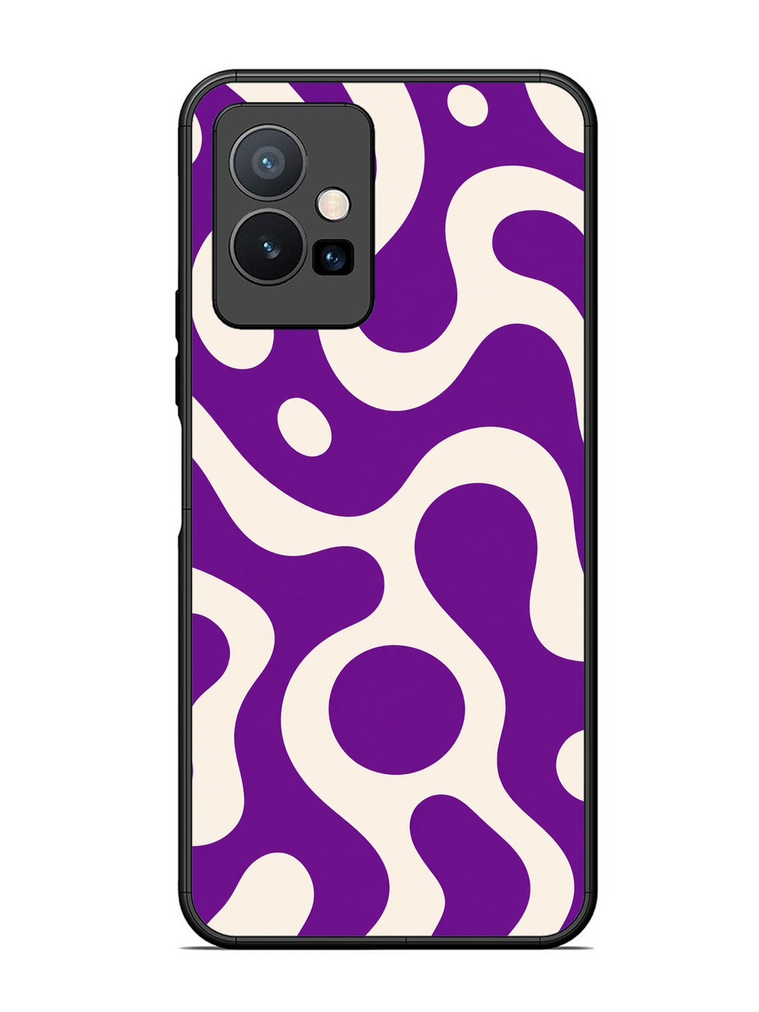 Vivo T1 5G Fluid wave pattern Purple