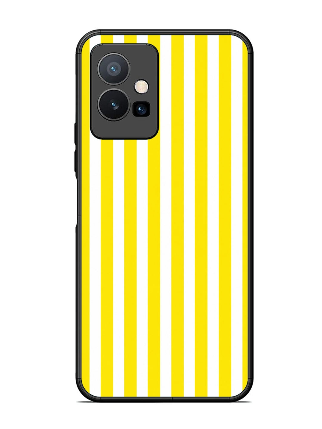 Vivo T1 5G Vertical Stripes Bright Yellow