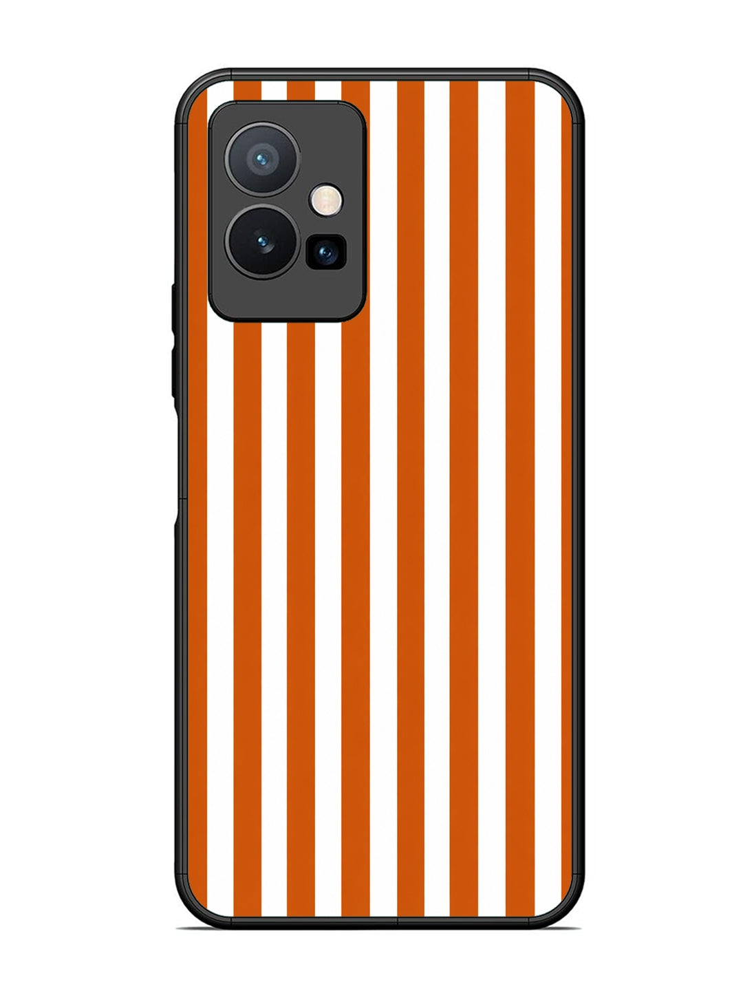 Vivo T1 5G Vertical Stripes Burnt Orange