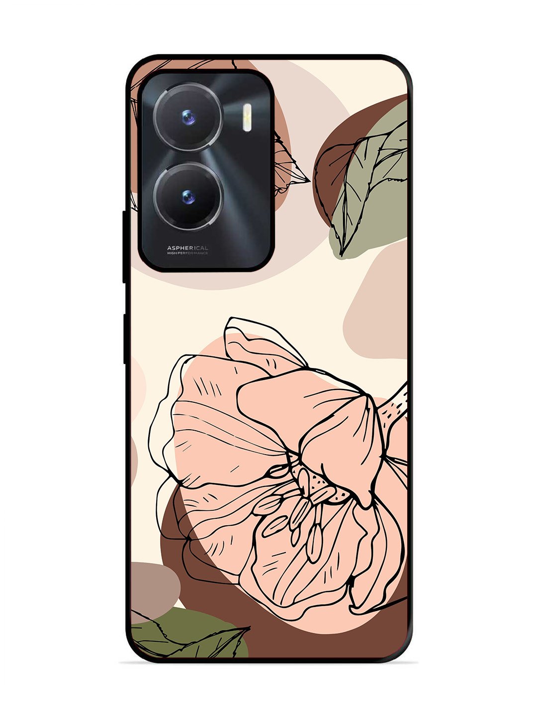 Vivo Y16 Floral Elegance, Portrait
