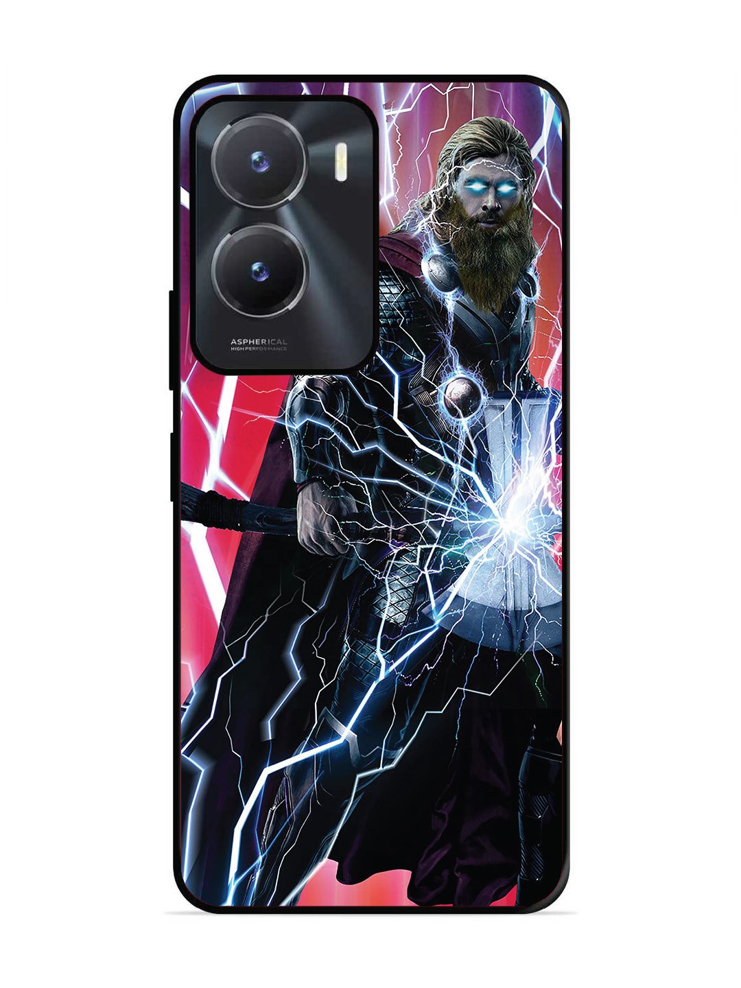 Vivo Y16 thor stormbreaker hammer lightning
