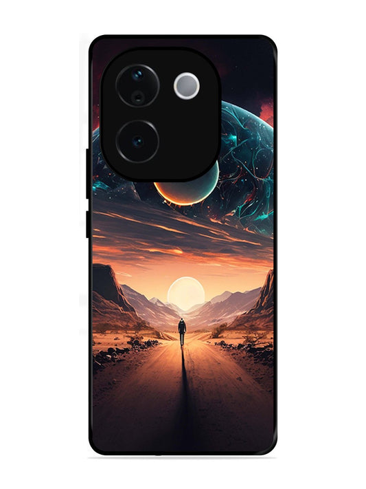 iQoo Z9s Pro 5G Sunset with space scene
