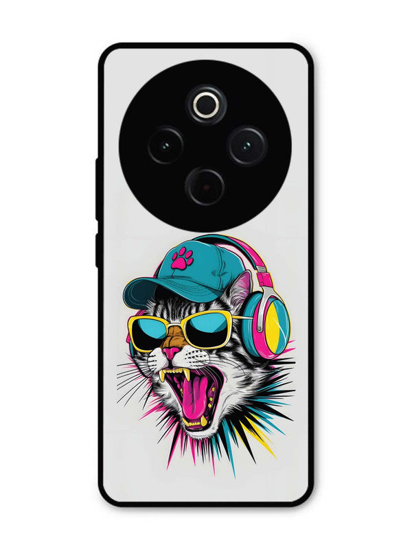 Vivo T4 5G Neon Pop Art DJ Cat Vibe