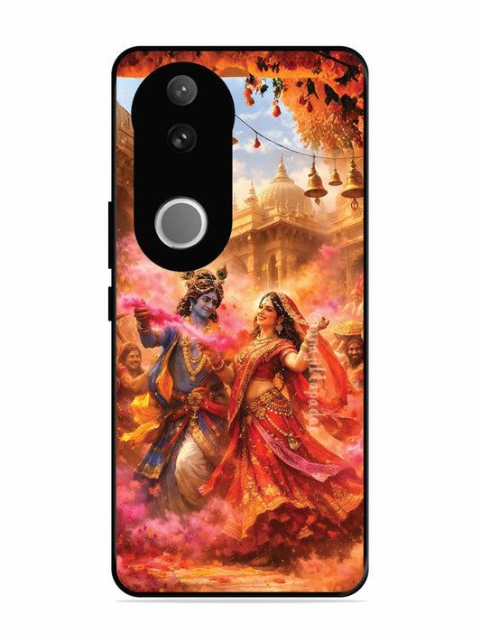 Vivo T4R Radha Krishna Playing Holi