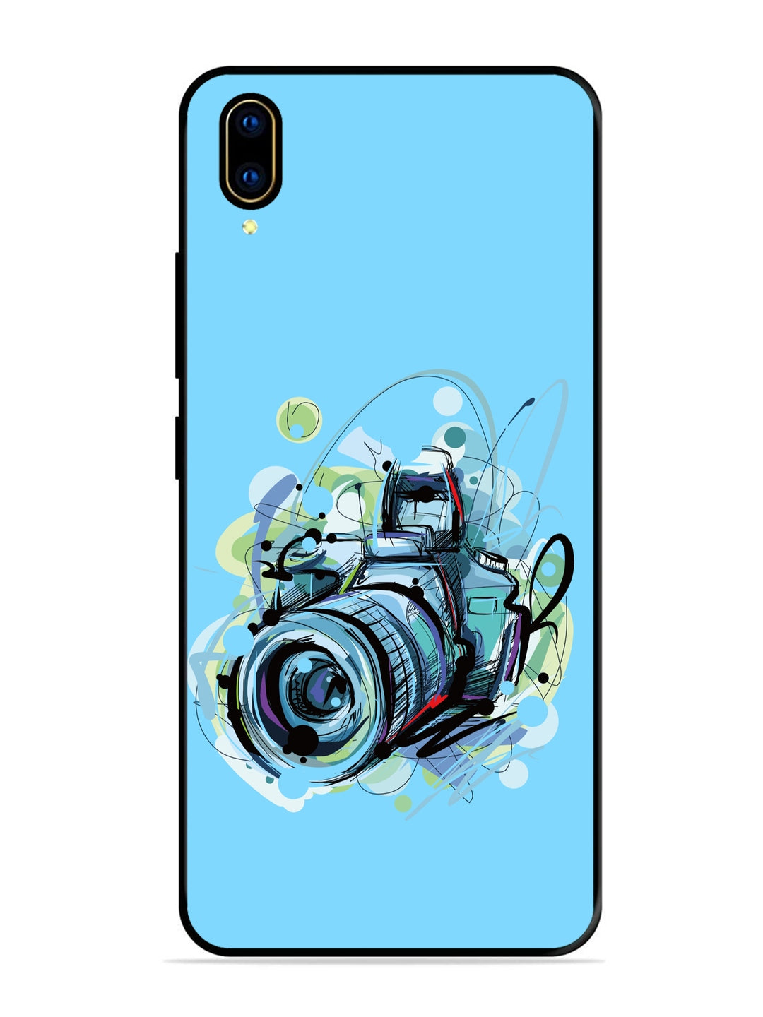 Vivo V11 Pro Camera Blue Background