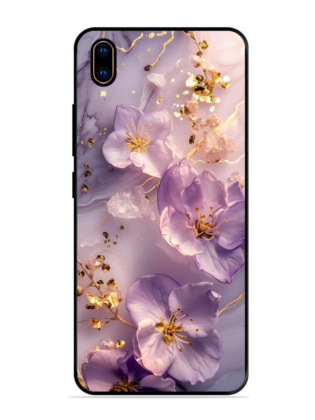 Vivo V11 Pro Orchid with Golden Safron
