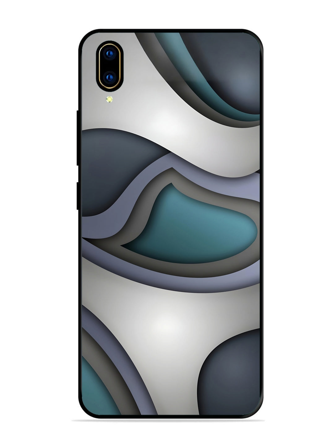 Vivo V11 Pro Slate Blue Gradient Wave
