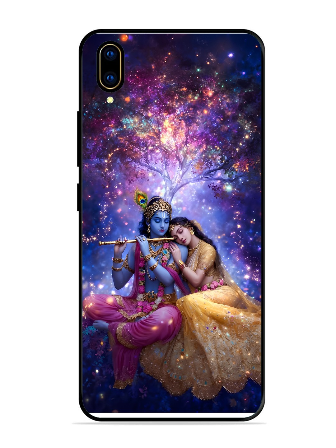 Vivo V11 Pro Radha Krishna Enjoying Flute