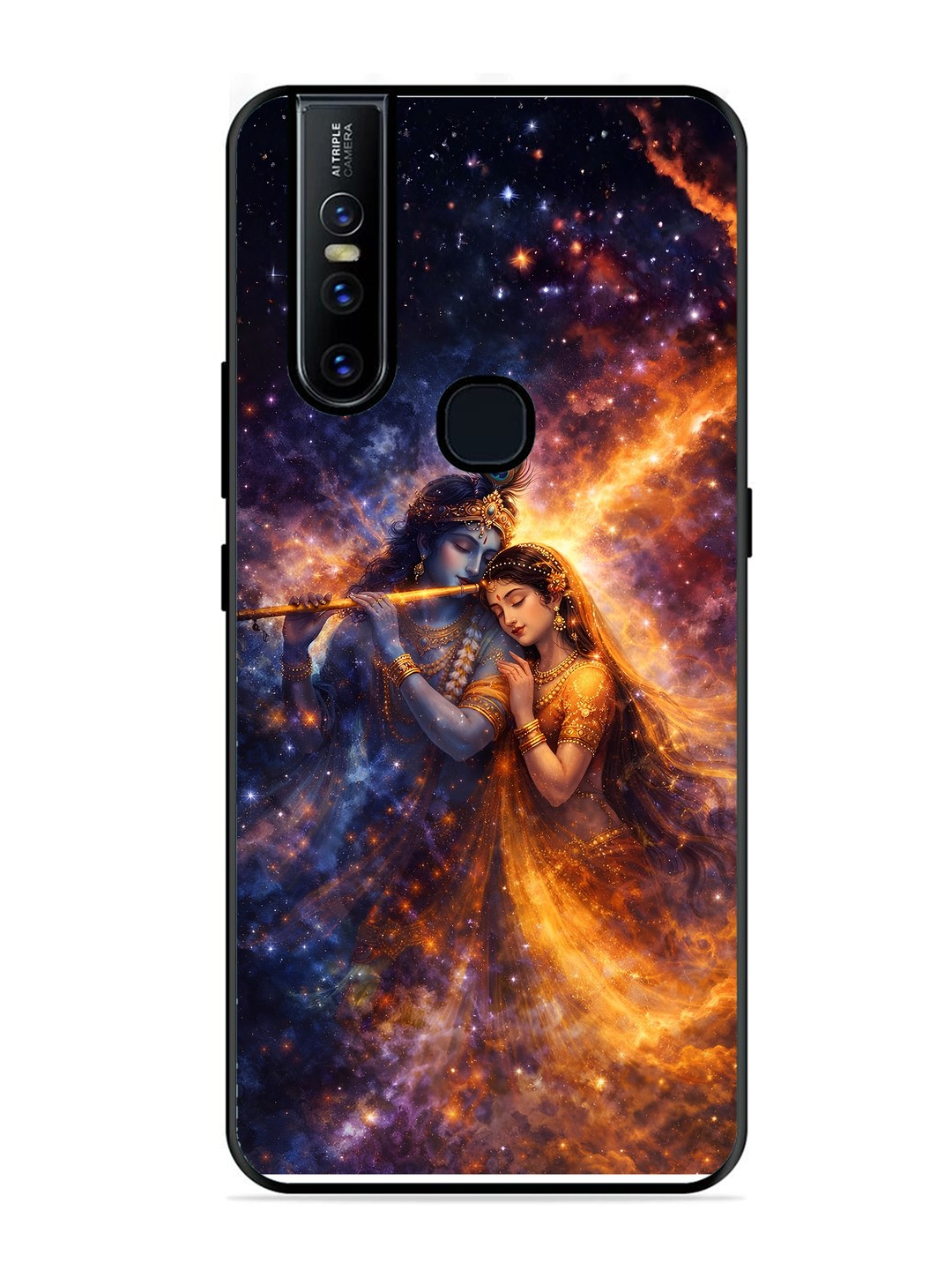 Vivo V15 Radha Krishna Dancing on Flute
