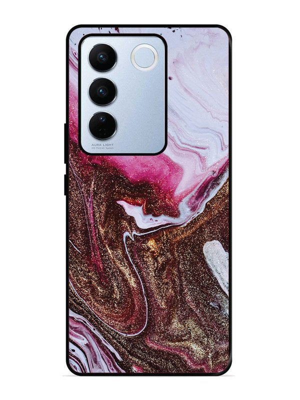 Vivo v27 pro 5g Elegant Rose & Gold Marble