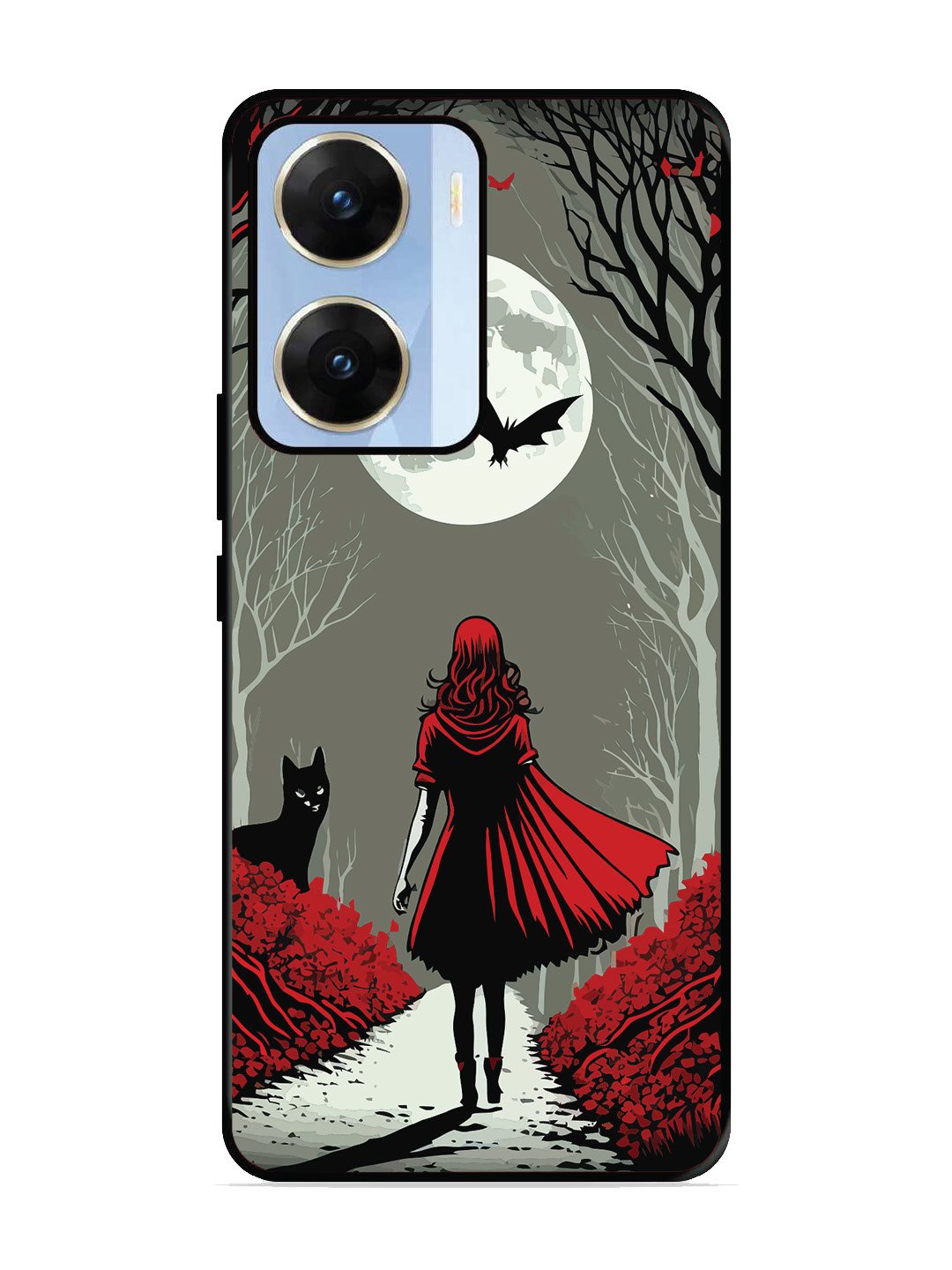 Vivo v29e 5g Scarlet Girl in Red Forest