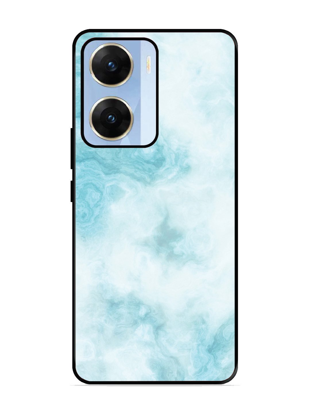 Vivo v29e 5g Light Blue with White Ocean Marble