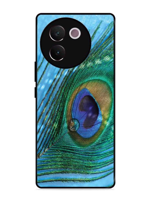 Vivo v30e 5g A drop on Peacock Feather