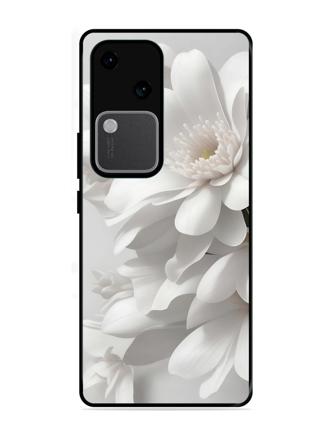 Vivo V30 5G Soft Focus Purity white Flower