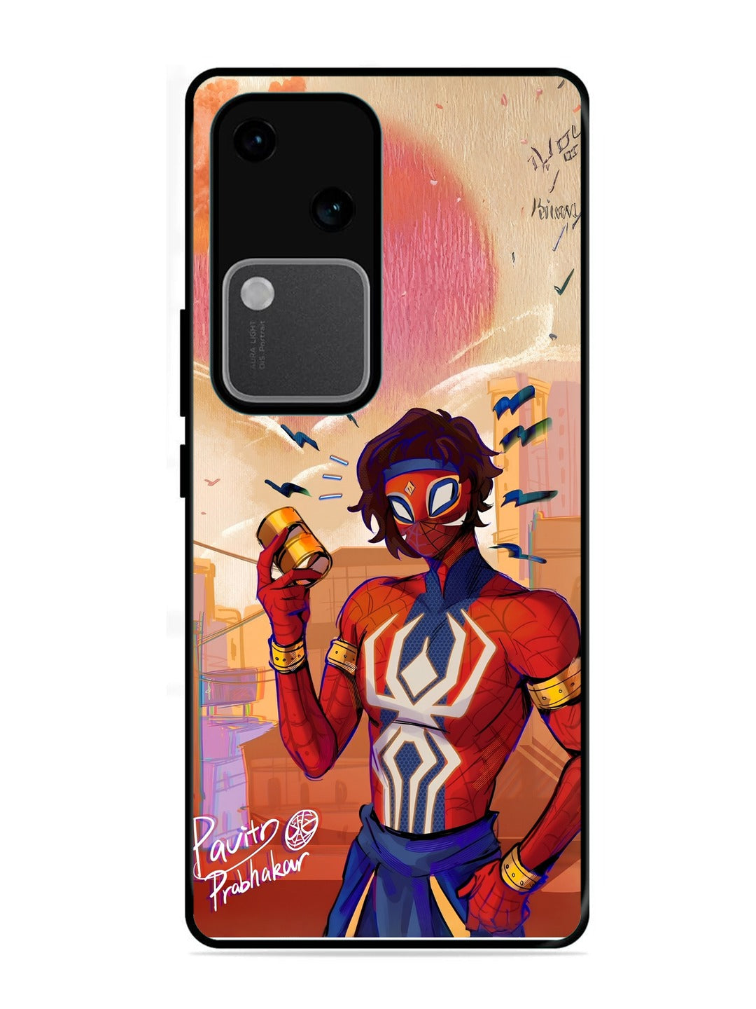 Vivo V30 5G Pavitra Prabhakar Indian Spiderman Posing