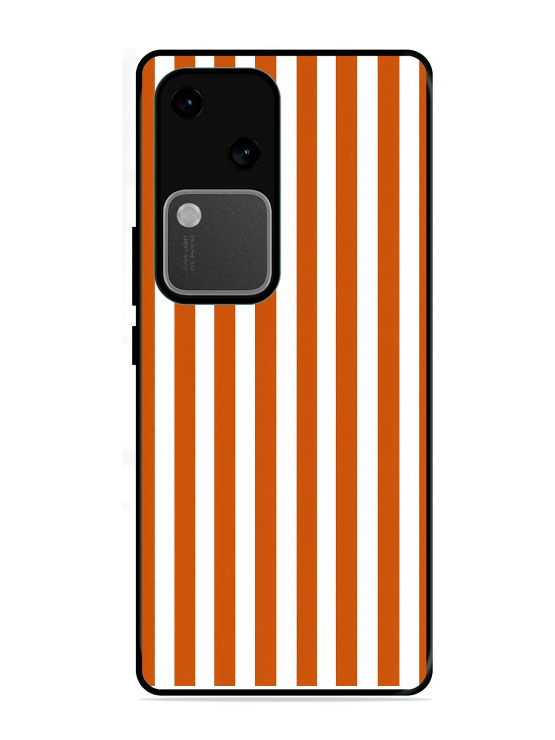 Vivo V30 5G Vertical Stripes Burnt Orange