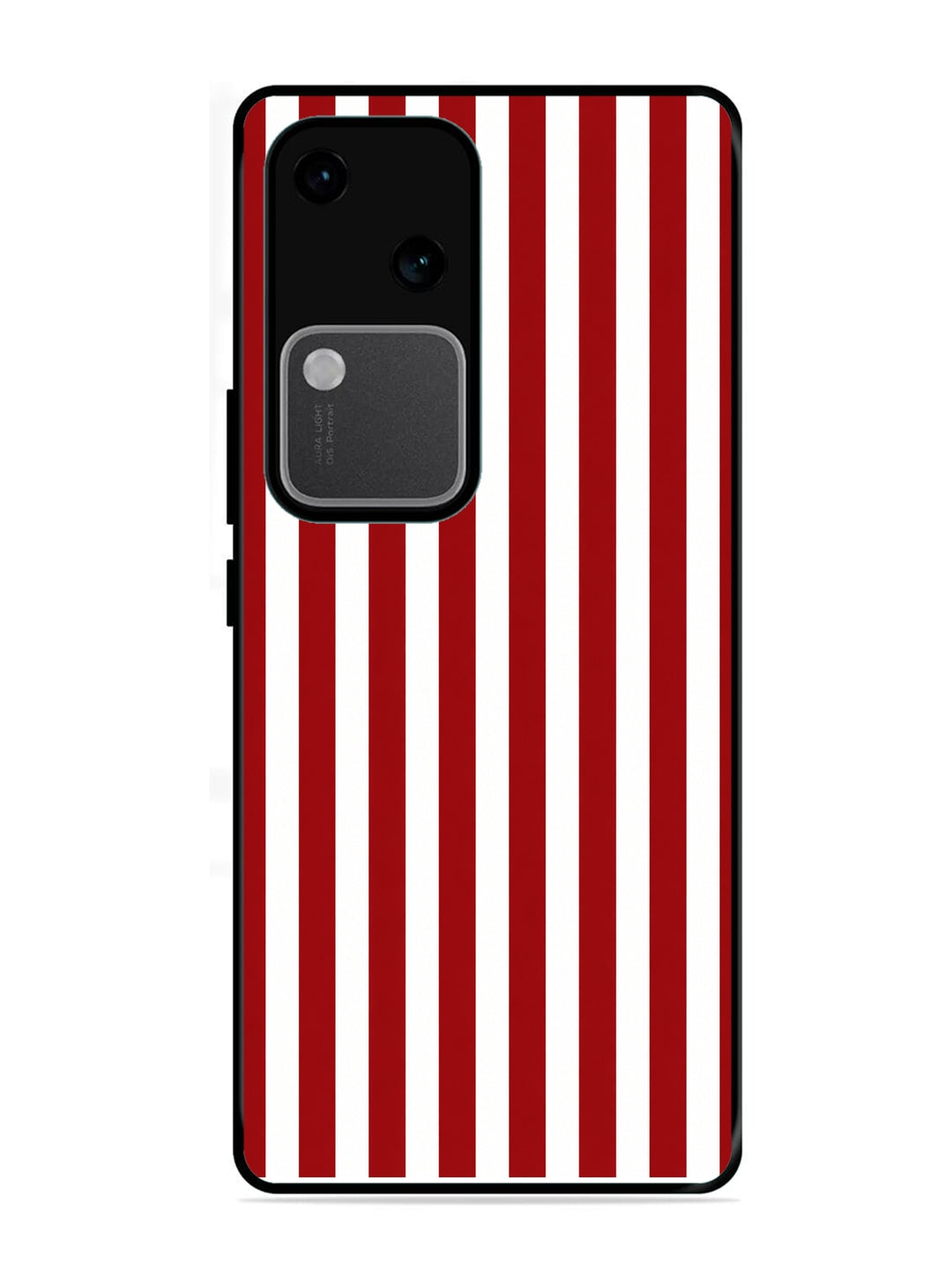 Vivo V30 5G Vertical Stripes Deep Red