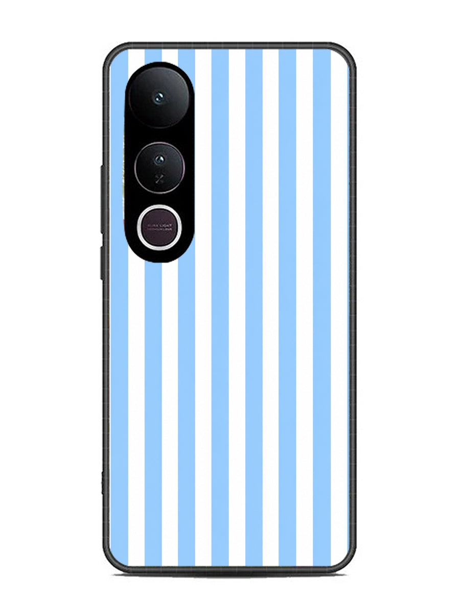 Vivo V50 Lite Vertical Stripes Sky Blue
