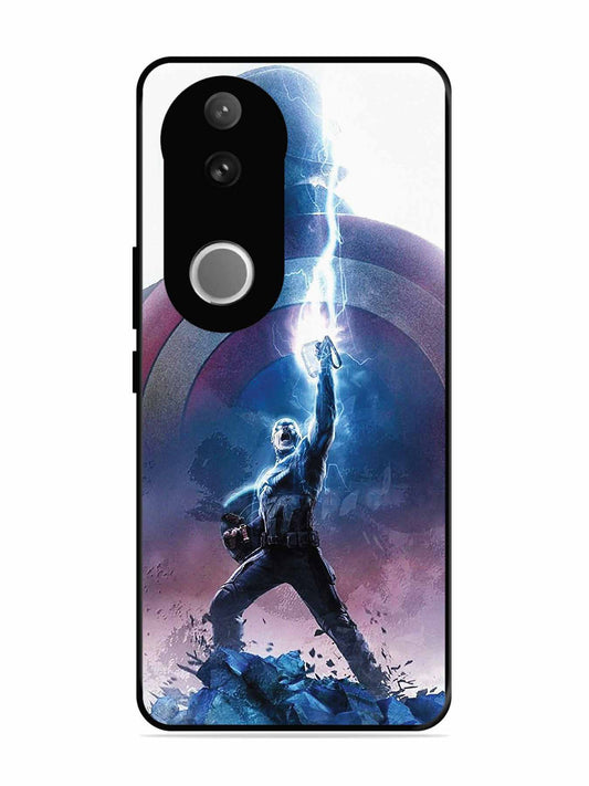Vivo V50e captain america thor hammer lightning
