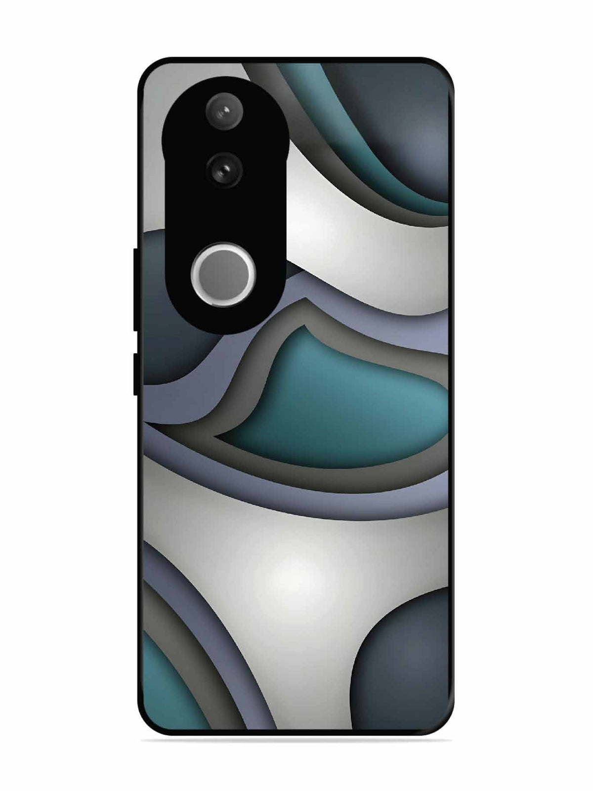 Vivo V50e Slate Blue Gradient Wave