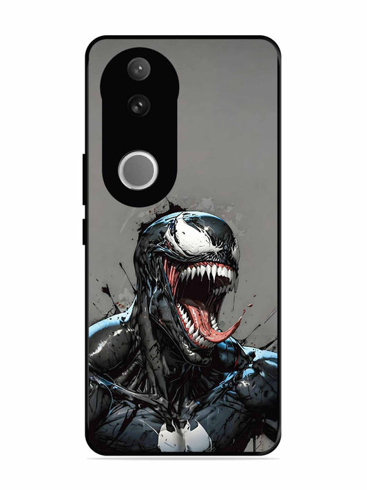 Vivo V50e Venom Symbiote Grin Art