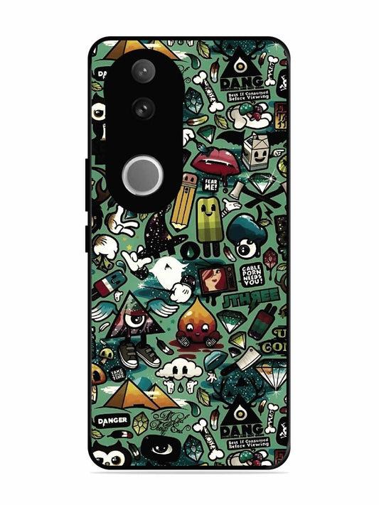 Vivo V50e Pop Art Doodle Graffiti Collage