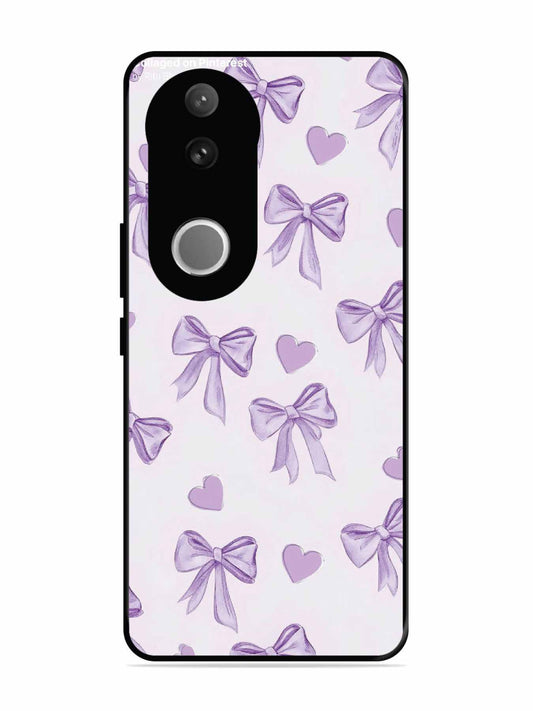 Vivo V50e Bow Tie, Purple Hair Band