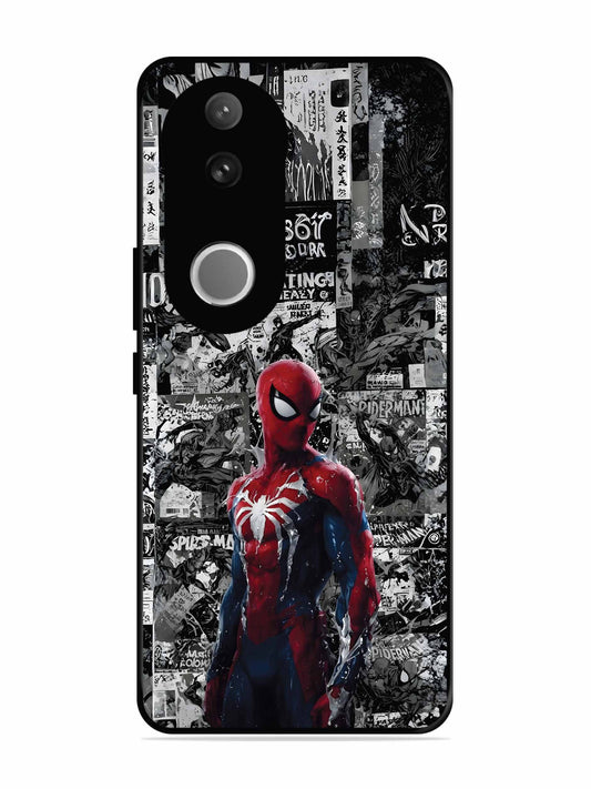 Vivo V50e Spiderman Highlighted on News Paper